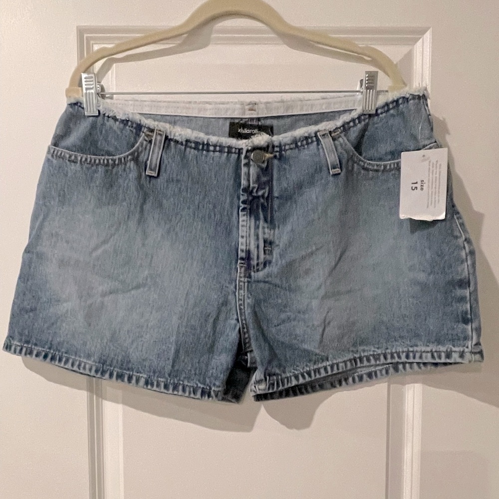 NWT Sz15 jean shorts, 100% cotton